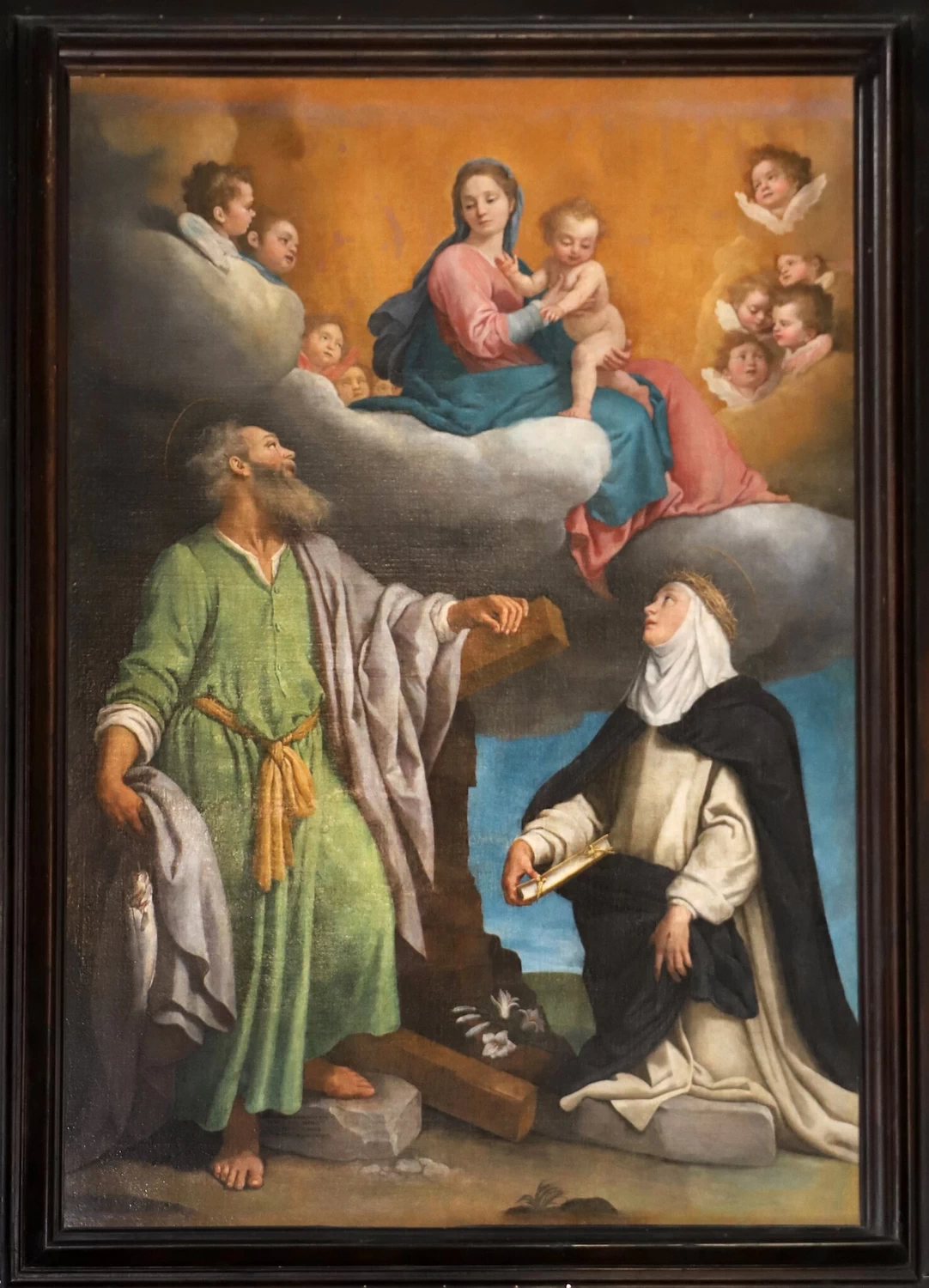 Apparizione della Madonna col Bambino ai ss. Andrea e Caterina da Siena, 1618 - Chiesa di Santo Stefano, Arezzo